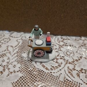 Village People Charming Holiday Food Cart Figurine